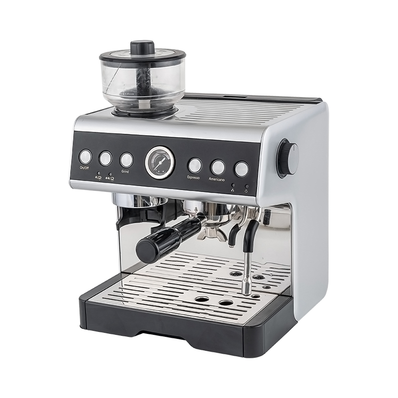 Máquina de café expresso semiautomática GGM-18 com moedor