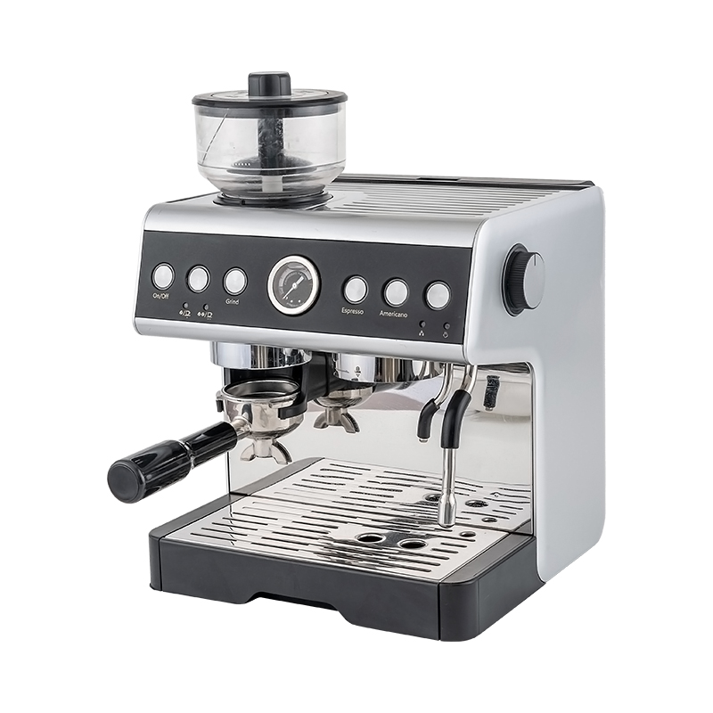 Máquina de café expresso semiautomática GGM-18 com moedor